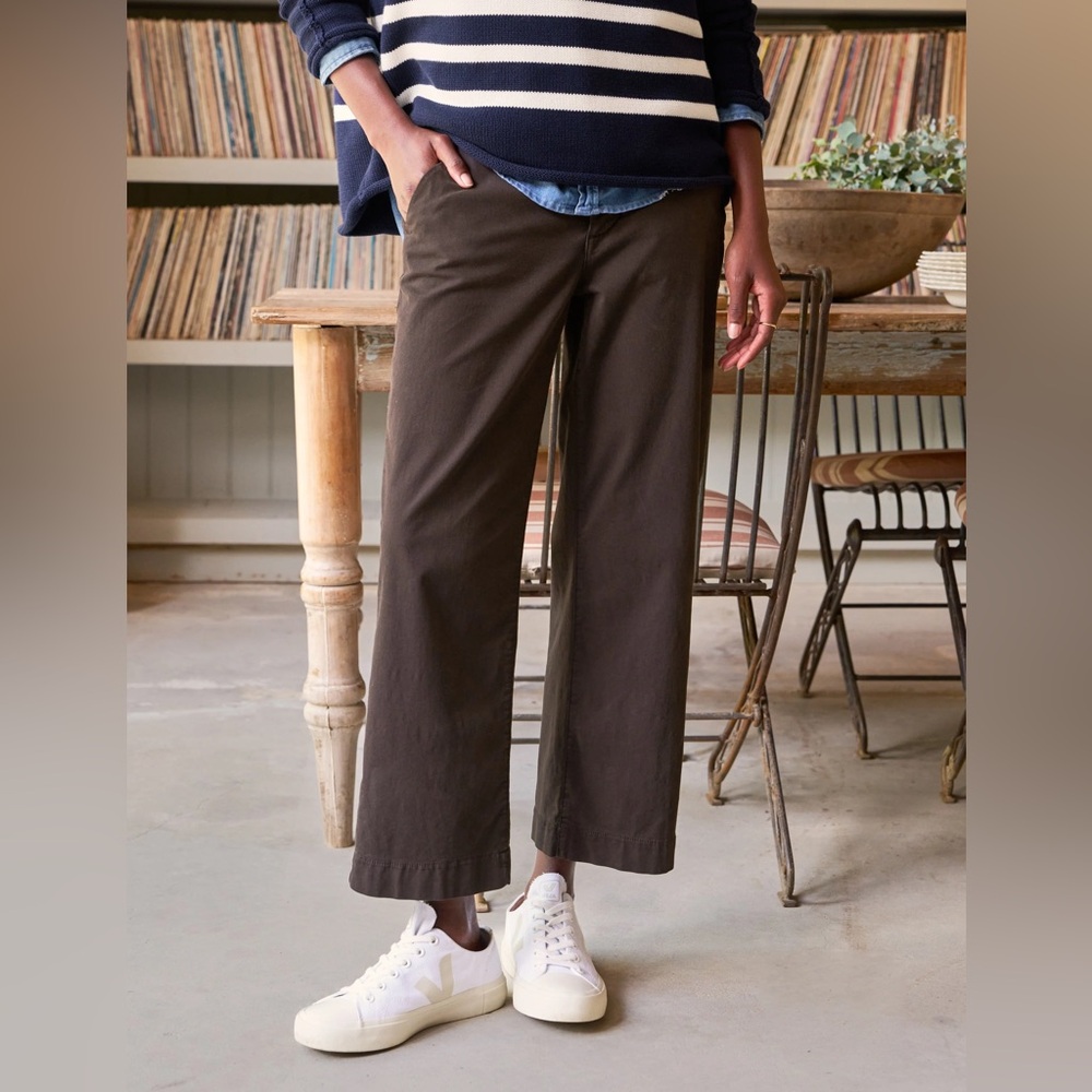 Frank & Eileen Size 14 Westport Chino - Chocolate Brown